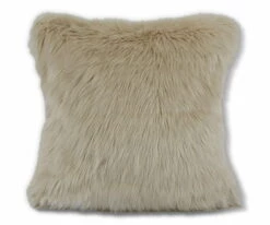 Coupon ✔️ B36 Rorik Faux Fur Pillow Cover - Beige 🧨