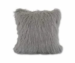 Coupon 🛒 B36 Boras 18 x 18 Mongolian Faux Fur Pillow Cover 🌟