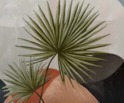 Flash Sale ❤️ F27 Moonlit Fronds Oil Painting 🎉 -Home Decor Sales F27 K2 2883N 4C 3a