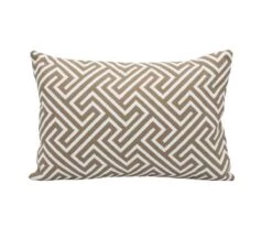 Outlet 𧨠J18 Palma Outdoor 12" Lumbar Toss Pillow - Taupe β