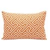 Promo 🧨 J18 Palma Outdoor 12" Lumbar Toss Pillow - Orange 🔥