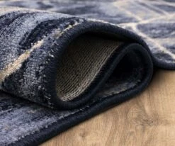 Discount 😉 K01 Axiom Ebb Rug Runner - Indigo 😀 -Home Decor Sales K01 0004 Ebb Indigo 9211450102063094 Roll Tiny