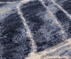 Discount 😉 K01 Axiom Ebb Rug Runner - Indigo 😀 -Home Decor Sales K01 0006 Ebb Indigo 9211450102063094 Closeup Tiny