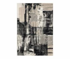 New π K01 Epiphany Brush Strokes Rug - Soot π₯