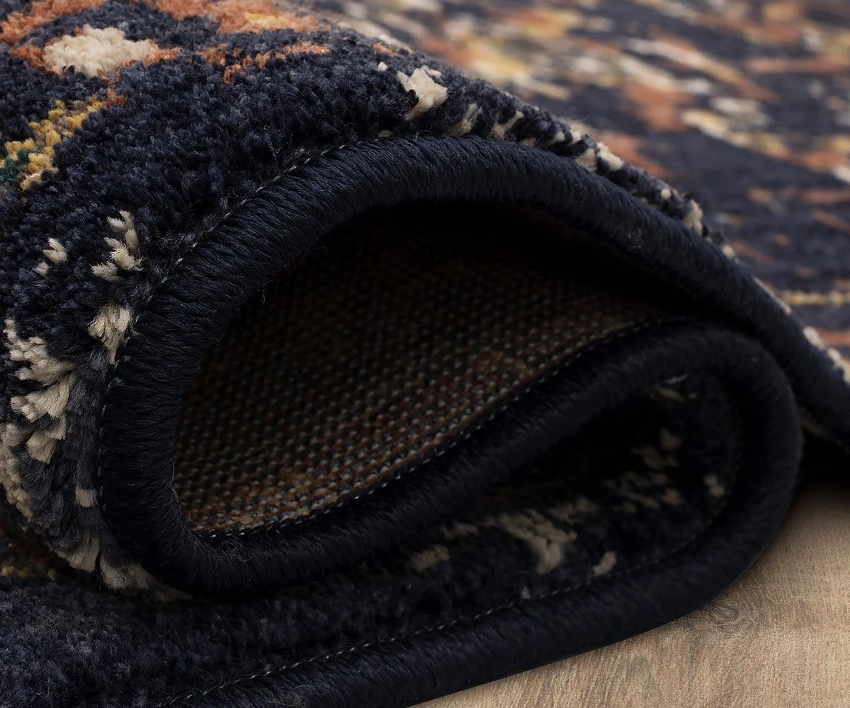 Coupon π K01 Soiree Damascus Rug - Indigo β 5 Coupon π K01 Soiree Damascus Rug - Indigo β - Image 5