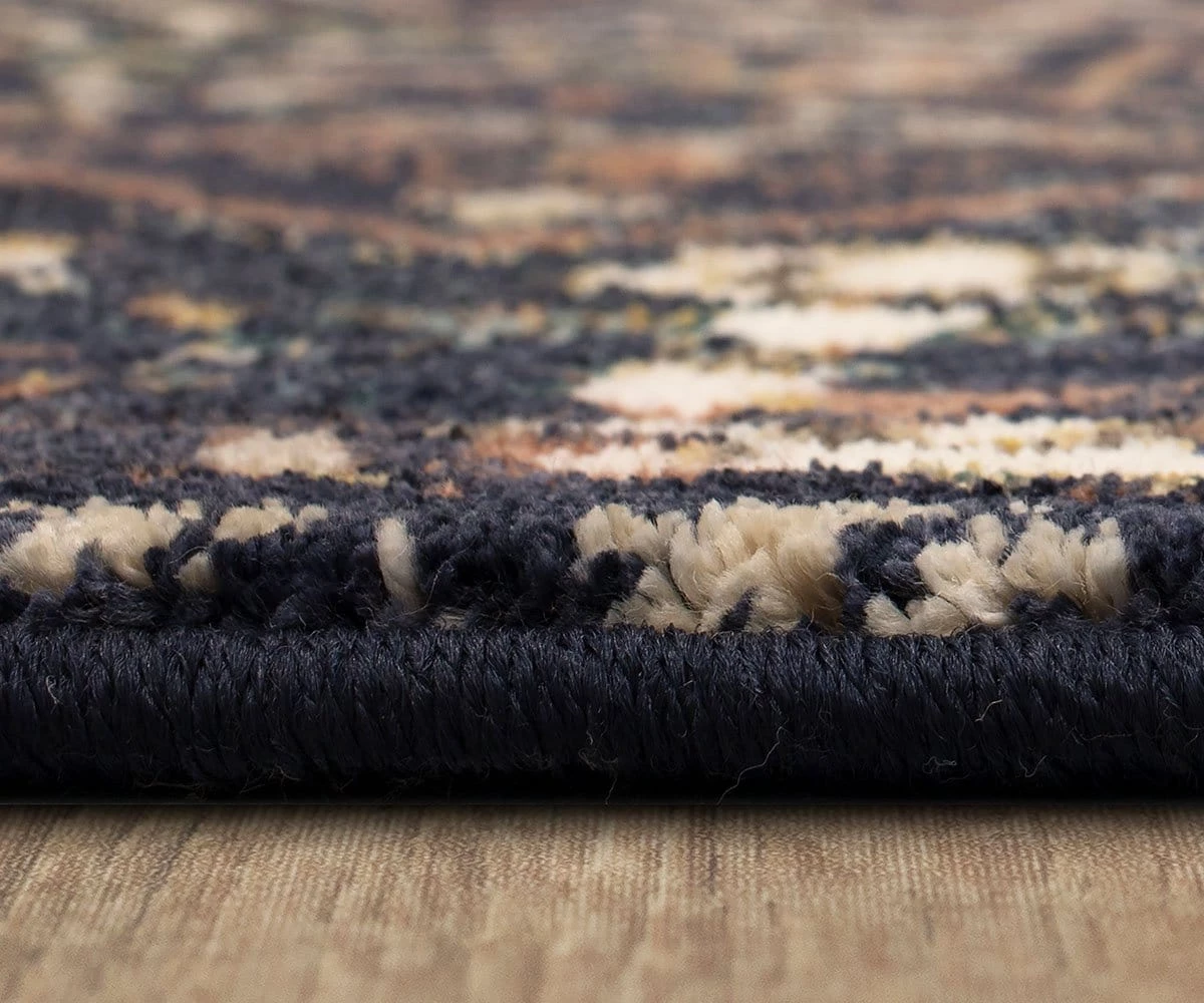 Coupon π K01 Soiree Damascus Rug - Indigo β 2 Coupon π K01 Soiree Damascus Rug - Indigo β - Image 2