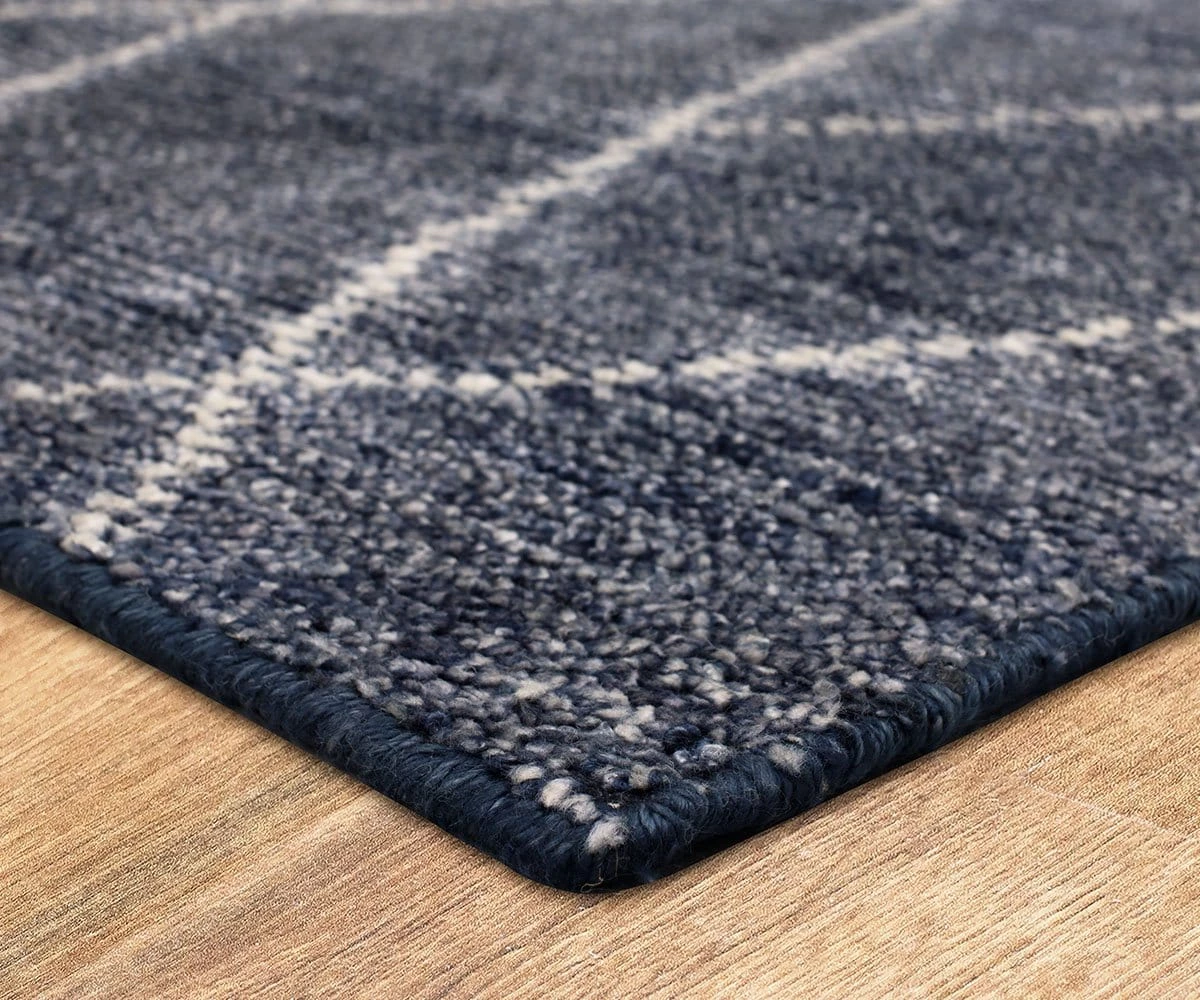 Budget π K01 Tangier Spartel Rug Runner - Blue Steel π€© 3 Budget π K01 Tangier Spartel Rug Runner - Blue Steel π€© - Image 3