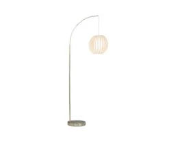 Best Sale 🔔 L06 Deion Arch Floor Lamp 70" 🎁 -Home Decor Sales L06 16LS 82957 WH 1