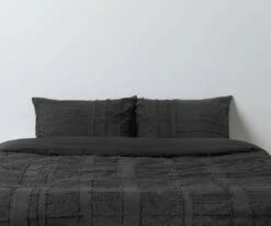 Wholesale π M50 Dauda Duvet Cover + Shams Set - Charcoal π