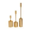 Hot Sale ⌛ M74 Metal Tapered Candle Holders - Set of 3 ⌛