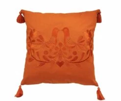 Outlet π B36 Embroidered Doves Pillow Cover π