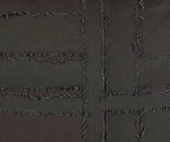 Wholesale 👍 M50 Dauda Duvet Cover + Shams Set - Charcoal 🎉 -Home Decor Sales Pillow Swatch 1