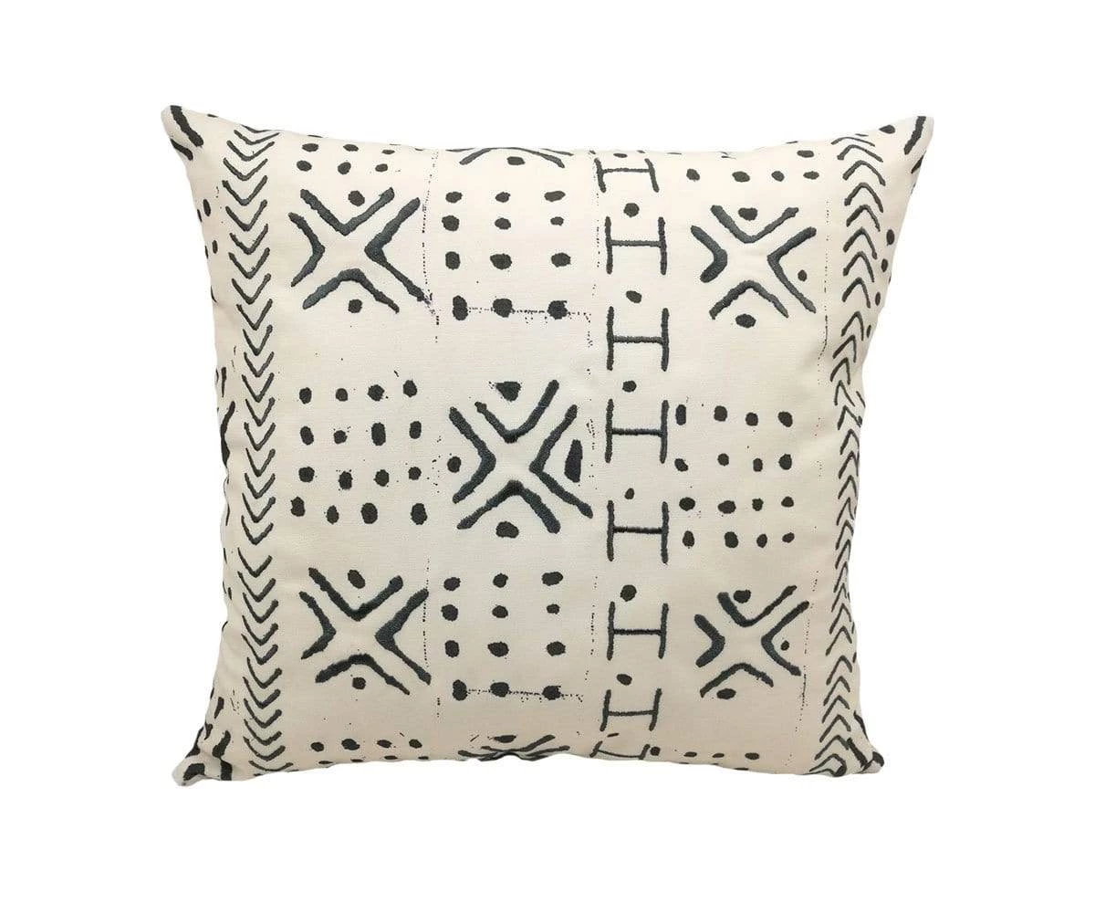 Buy π B36 Modern Mudcloth Pillow Cover - White βοΈ 1 Buy π B36 Modern Mudcloth Pillow Cover - White βοΈ