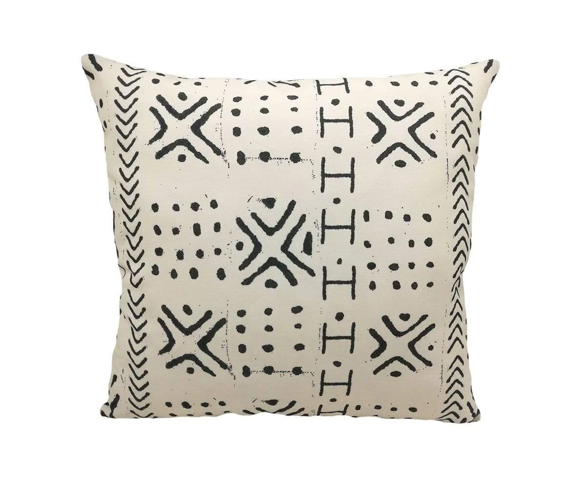 Buy π B36 Modern Mudcloth Pillow Cover - White βοΈ 2 Buy π B36 Modern Mudcloth Pillow Cover - White βοΈ - Image 2