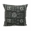 Buy 👏 B36 Modern Mudcloth Pillow Cover - Black 😀