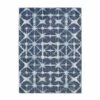 Best Pirce 💯 K01 Expressions Triangle Accordion Rug - Indigo 🤩