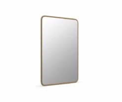 Promo ⌛ S13 Janelle Rectangular Mirror 💯 -Home Decor Sales S13 Janelle Rectangular Mirror Brass 02