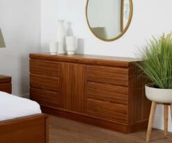 Discount 🤩 S13 Janelle 36" Round Mirror ✨ -Home Decor Sales WS29 Anisa Dresser WEB